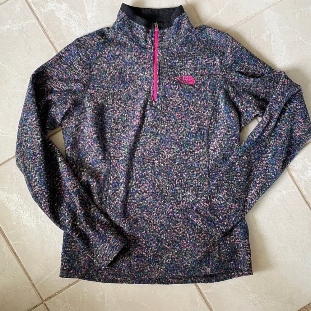Like New North Face Quarter Zip Fleece